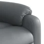 Sillón reclinable de masaje de pie cuero artificial gris by , Armchairs - Ref: Foro24-3204896, Price: 286,36 €, Discount: %
