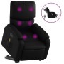 Sillón de masaje elevable eléctrico cuero sintético negro de , Sillones - Ref: Foro24-3204907, Precio: 329,10 €, Descuento: %