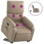 Sillón reclinable de masaje eléctrico cuero sintético capuchino by , Armchairs - Ref: Foro24-3204913, Price: 336,38 €, Discou...