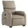 Sillón reclinable de masaje eléctrico cuero sintético capuchino by , Armchairs - Ref: Foro24-3204913, Price: 336,38 €, Discou...