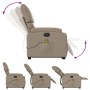 Sillón reclinable de masaje eléctrico cuero sintético capuchino de , Sillones - Ref: Foro24-3204913, Precio: 316,57 €, Descue...