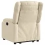Sillón reclinable elevable de tela color crema de , Sillones - Ref: Foro24-3205211, Precio: 303,26 €, Descuento: %