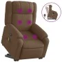 Silla de masaje reclinable de pie de tela marrón by , Armchairs - Ref: Foro24-3205218, Price: 311,84 €, Discount: %