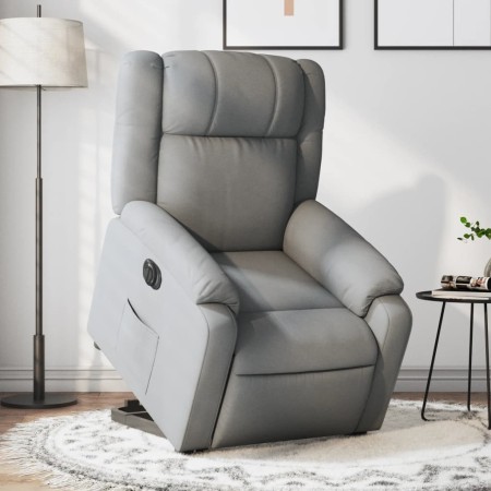 Sillón eléctrico reclinable elevable de tela gris claro de , Sillones - Ref: Foro24-3205226, Precio: 299,12 €, Descuento: %