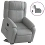Sillón eléctrico reclinable elevable de tela gris claro de , Sillones - Ref: Foro24-3205226, Precio: 316,15 €, Descuento: %