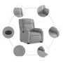 Sillón eléctrico reclinable elevable de tela gris claro de , Sillones - Ref: Foro24-3205226, Precio: 316,15 €, Descuento: %