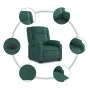 Sillón eléctrico reclinable elevable de tela verde oscuro de , Sillones - Ref: Foro24-3205232, Precio: 349,00 €, Descuento: %