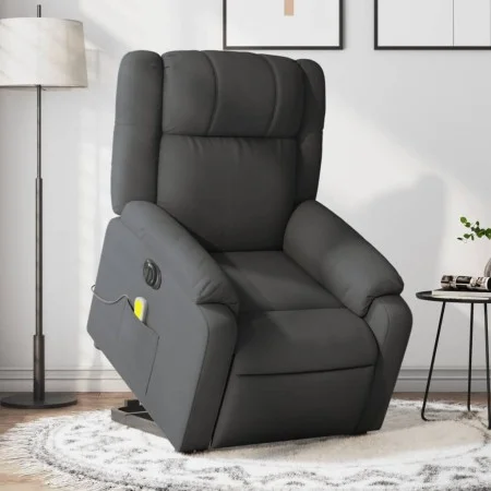 Elektrischer, verstellbarer, wiederaufladbarer Massagesessel aus dunkelgrauem Stoff. von , Sessel - Ref: Foro24-3205239, Prei...