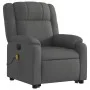 Elektrischer, verstellbarer, wiederaufladbarer Massagesessel aus dunkelgrauem Stoff. von , Sessel - Ref: Foro24-3205239, Prei...