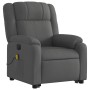 Sillón de masaje eléctrico reclinable elevable tela gris oscuro de , Sillones - Ref: Foro24-3205239, Precio: 341,51 €, Descue...