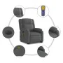 Elektrischer, verstellbarer, wiederaufladbarer Massagesessel aus dunkelgrauem Stoff. von , Sessel - Ref: Foro24-3205239, Prei...