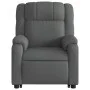 Sillón de masaje eléctrico reclinable elevable tela gris oscuro by , Armchairs - Ref: Foro24-3205239, Price: 364,75 €, Discou...