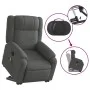 Elektrischer, verstellbarer, wiederaufladbarer Massagesessel aus dunkelgrauem Stoff. von , Sessel - Ref: Foro24-3205239, Prei...