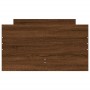 Estructura de cama con cajones roble marrón 100x200 cm de , Camas y somieres - Ref: Foro24-3207370, Precio: 170,42 €, Descuen...