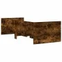 Estructura de cama con cajones roble ahumado 90x200 cm de , Camas y somieres - Ref: Foro24-3207347, Precio: 156,72 €, Descuen...