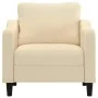 Sillón de tela color crema 60 cm by , Sofas - Ref: Foro24-359345, Price: 184,59 €, Discount: %