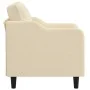 Sillón de tela color crema 60 cm by , Sofas - Ref: Foro24-359345, Price: 184,59 €, Discount: %