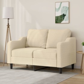 Sofá de 2 plazas de tela color crema 120 cm de , Sofás - Ref: Foro24-359353, Precio: 201,16 €, Descuento: %