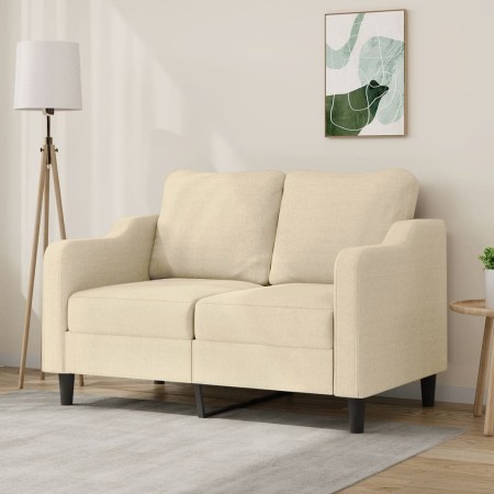 Sofá de 2 plazas de tela color crema 120 cm de , Sofás - Ref: Foro24-359353, Precio: 201,16 €, Descuento: %