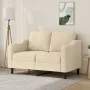 Sofá de 2 plazas de tela color crema 120 cm de , Sofás - Ref: Foro24-359353, Precio: 198,71 €, Descuento: %