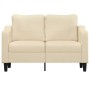 Sofá de 2 plazas de tela color crema 120 cm de , Sofás - Ref: Foro24-359353, Precio: 201,16 €, Descuento: %