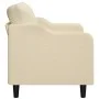 Sofá de 2 plazas de tela color crema 120 cm de , Sofás - Ref: Foro24-359353, Precio: 198,71 €, Descuento: %