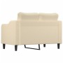 Sofá de 2 plazas de tela color crema 120 cm de , Sofás - Ref: Foro24-359353, Precio: 201,16 €, Descuento: %