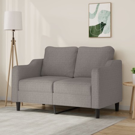 Sofá de 2 plazas de tela gris taupé 140 cm de , Sofás - Ref: Foro24-359358, Precio: 203,55 €, Descuento: %