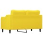Sofá de 2 plazas de tela amarillo claro 140 cm de , Sofás - Ref: Foro24-359364, Precio: 228,67 €, Descuento: %