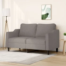 Sofá de 2 plazas de tela gris taupé 140 cm de , Sofás - Ref: Foro24-359366, Precio: 222,04 €, Descuento: %