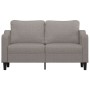 Sofá de 2 plazas de tela gris taupé 140 cm de , Sofás - Ref: Foro24-359366, Precio: 225,25 €, Descuento: %
