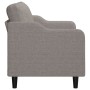 Sofá de 2 plazas de tela gris taupé 140 cm de , Sofás - Ref: Foro24-359366, Precio: 225,25 €, Descuento: %