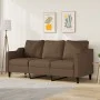 Sofá de 3 plazas de tela marrón 180 cm de , Sofás - Ref: Foro24-359370, Precio: 340,16 €, Descuento: %