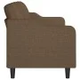 Sofá de 3 plazas de tela marrón 180 cm de , Sofás - Ref: Foro24-359370, Precio: 340,16 €, Descuento: %