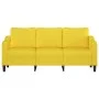 Sofá de 3 plazas de tela amarillo claro 180 cm de , Sofás - Ref: Foro24-359372, Precio: 238,02 €, Descuento: %