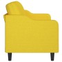 Sofá de 3 plazas de tela amarillo claro 180 cm de , Sofás - Ref: Foro24-359372, Precio: 231,52 €, Descuento: %
