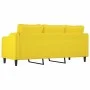 Sofá de 3 plazas de tela amarillo claro 180 cm de , Sofás - Ref: Foro24-359372, Precio: 238,02 €, Descuento: %