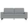 Sofá de 2 plazas de tela gris claro 140 cm de , Sofás - Ref: Foro24-359391, Precio: 284,60 €, Descuento: %
