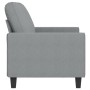 Sofá de 2 plazas de tela gris claro 140 cm de , Sofás - Ref: Foro24-359391, Precio: 284,60 €, Descuento: %