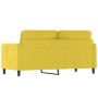 Sofá de 2 plazas terciopelo amarillo 140 cm de , Sofás - Ref: Foro24-359448, Precio: 206,35 €, Descuento: %