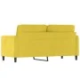 Zweiplätziges Samtsofa in Gelb, 140 cm. von , Sofas - Ref: Foro24-359448, Preis: 203,28 €, Rabatt: %