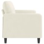 Sofá de 3 plazas terciopelo color crema 180 cm de , Sofás - Ref: Foro24-359460, Precio: 323,13 €, Descuento: %