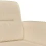 Sofá de 2 plazas de tela de microfibra color crema 120 cm de , Sofás - Ref: Foro24-359559, Precio: 222,39 €, Descuento: %