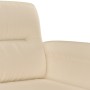 Sofá de 2 plazas de tela de microfibra color crema 120 cm de , Sofás - Ref: Foro24-359559, Precio: 227,36 €, Descuento: %
