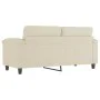 Sofá de 2 plazas de cuero sintético color crema 140 cm de , Sofás - Ref: Foro24-359584, Precio: 281,91 €, Descuento: %
