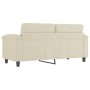 Sofá de 2 plazas de cuero sintético color crema 140 cm de , Sofás - Ref: Foro24-359584, Precio: 287,30 €, Descuento: %