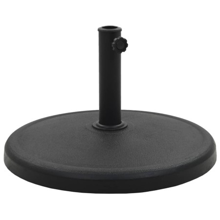 Base de sombrilla redonda de poliresina negra 19 kg de vidaXL, Bases para sombrillas - Ref: Foro24-45197, Precio: 67,30 €, De...