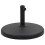 Base de sombrilla redonda de poliresina negra 19 kg de vidaXL, Bases para sombrillas - Ref: Foro24-45197, Precio: 67,30 €, De...