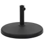 Base de sombrilla redonda de poliresina negra 19 kg de vidaXL, Bases para sombrillas - Ref: Foro24-45197, Precio: 65,81 €, De...
