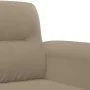 Sofá de 3 plazas de tela microfibra gris taupe 180 cm de , Sofás - Ref: Foro24-359567, Precio: 356,09 €, Descuento: %